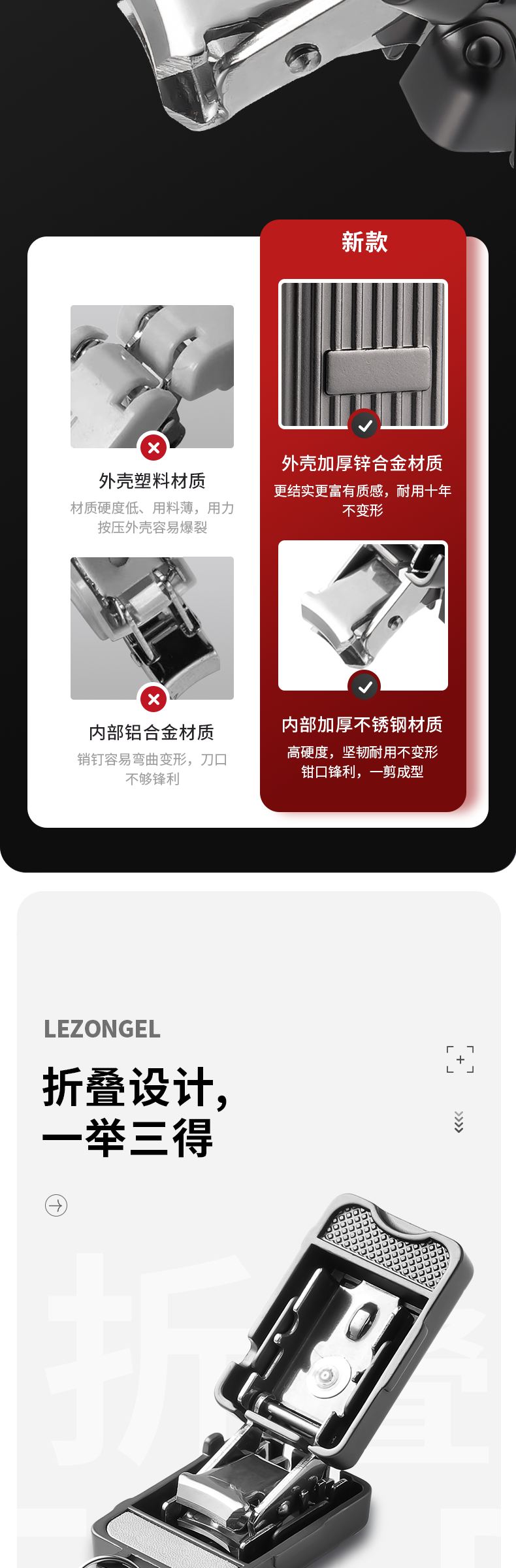 旅行箱折叠指甲刀详情页，第 3 部分